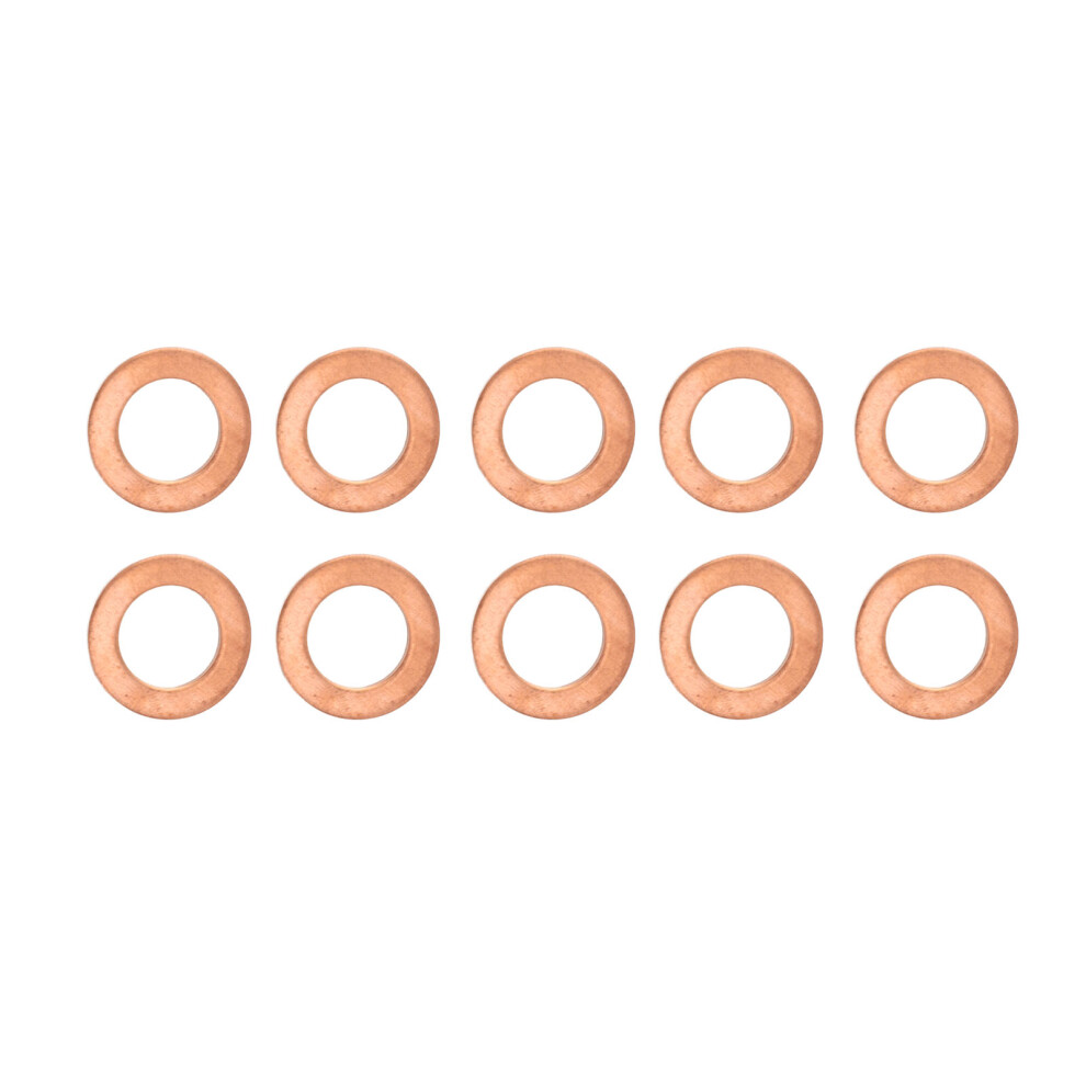 M12 Copper Oil Sump Washers 10Pcs 7293282153554