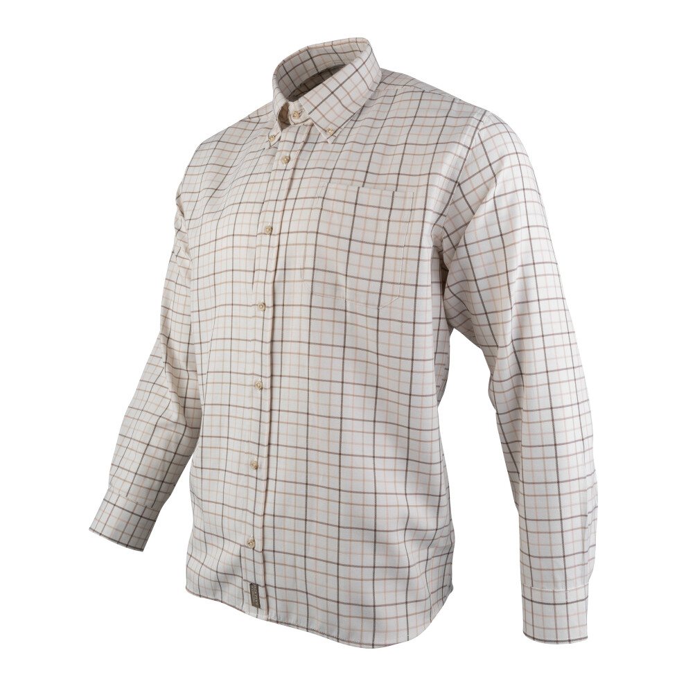 Jack Pyke Mens Countryman Check Long Sleeve Shirt XX-Large Brown