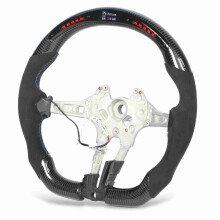 Carbon Fibre Race Steering Wheel with LED Shift