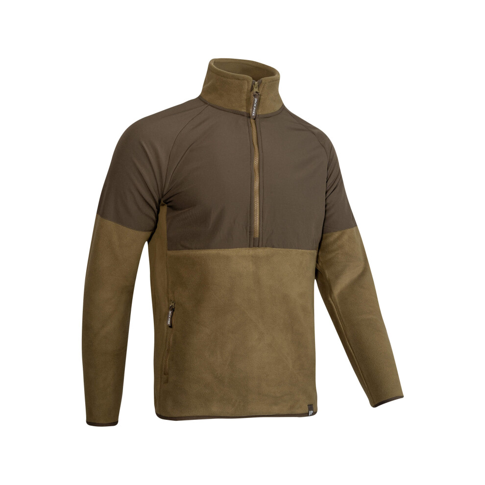 Jack Pyke Bleasdale Half Zip Fleece Top Mustard 3X-Large Dark
