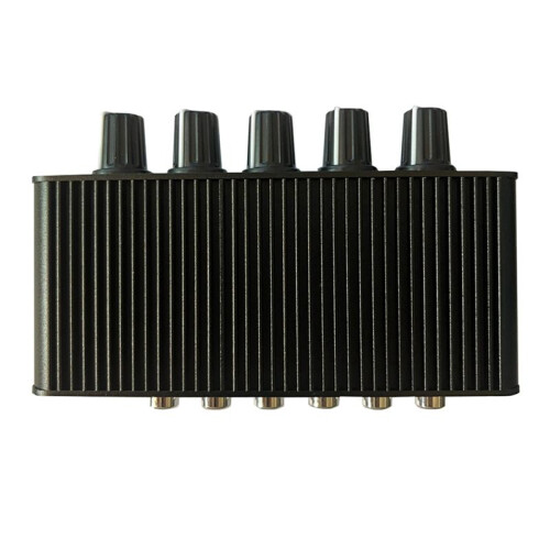 2X AU-105RCA Audio Distributor Stereo Audio Mixer 1 Input 5 Output Multi-Channel Audio Distributor 2