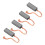 4x Bosch Alternator Brush Set PX602 PX60 17