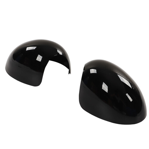 Glossy Black Door Mirror Covers Pair for Mini 1