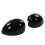 Glossy Black Door Mirror Covers Pair for Mini 5