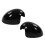 Glossy Black Door Mirror Covers Pair for Mini 12