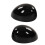 Glossy Black Door Mirror Covers Pair for Mini 15