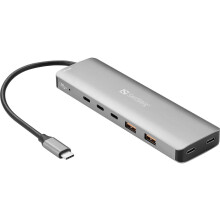 Sandberg USB-C to 5 x USB-C + 2 x USB-A 100W