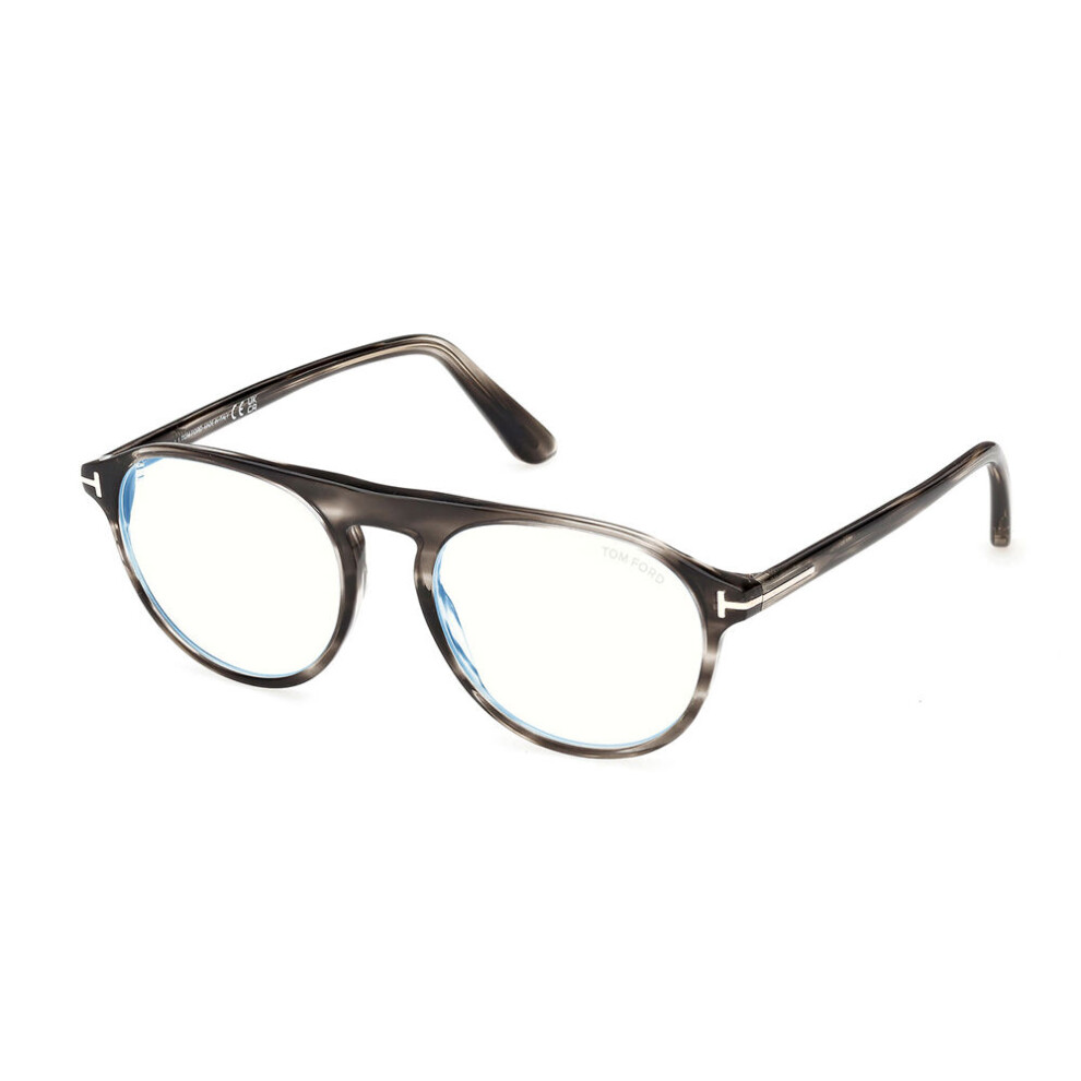 Tom Ford Blue/Light Ft6118-B 055 - Block Men New Eyeglasses