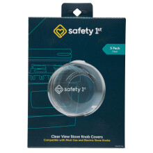 Child Proof Clear View Stove Knob Covers (Set of 5)