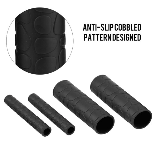 Soft Rubber Motorcycle Handlebar Grip Set 2