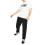 Vans (S, White/Black) Vans Mens Classic Logo Relaxed Fit T-Shirt 3