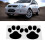 Paw Print Car Decal Sticker 2 Piece Set 4
