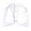 Clear Headlight Lenses for BMW E46 4D 8