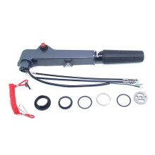 63V-42111-01-4D Handle Steering Assy with Cable for 9.9HP 15HP 13.5HP F6 F8 F9.9 Outboard Engine 63V-W0084-00