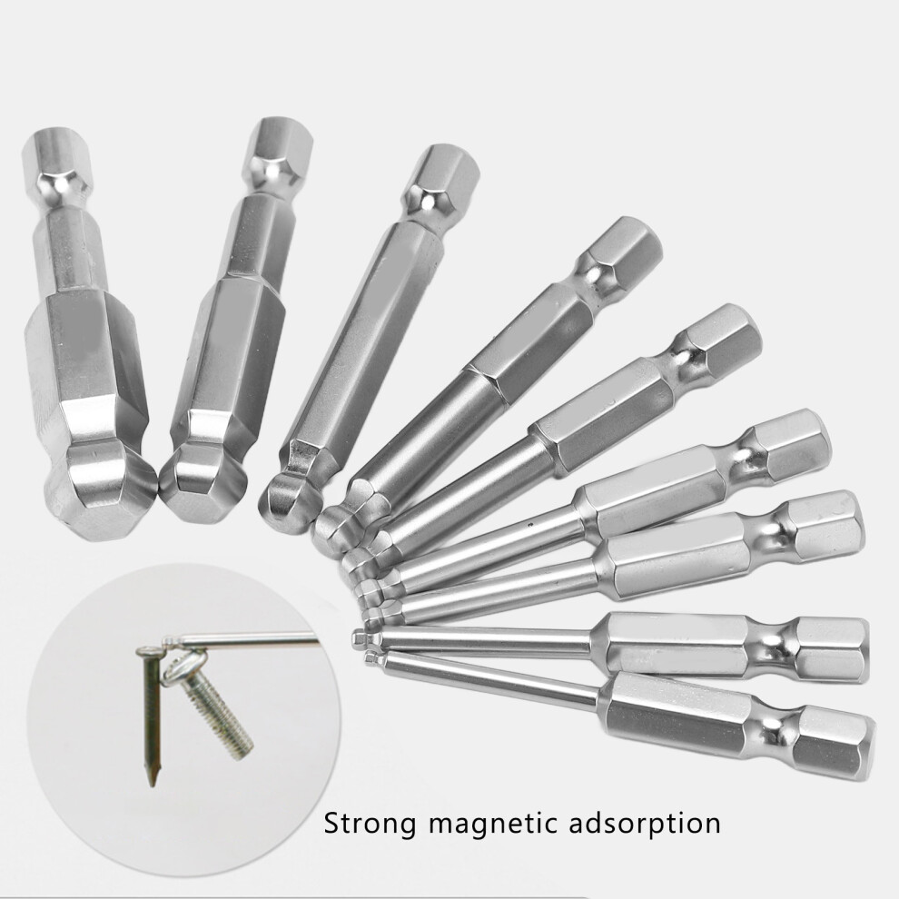 High Hardness S2 Steel Hex Bit Set 9Pc 7293282131804