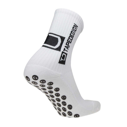 (One Size, White) TapeDesign Childrens/Kids Grip Socks 1