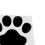 2 Pack PVC Paw Sticker for Vehicle Exterior 12