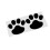 2 Pack PVC Paw Sticker for Vehicle Exterior 7
