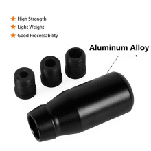 80mm Gear Shift Knob Aluminum Weighted Car Shift Knob Manual Gear Lever Knob for Most Vehicles C
