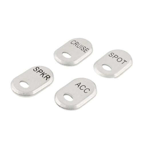 Motorcycle Rocker Panel  Button Covers for  Davidson Touring Road Glide FLHT FLTR 1996-2013 2