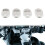 Motorcycle Rocker Panel  Button Covers for  Davidson Touring Road Glide FLHT FLTR 1996-2013 5