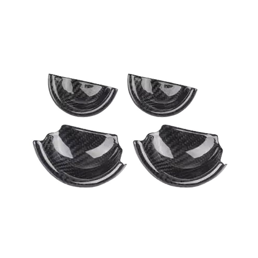 Real Carbon Fiber Car Interior Door Handle Cover Inner Pull Handle Stickers For Cooper F54 F55 F56 F57 F60 6032767450259