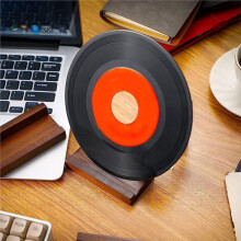 6pcs Wall Mount Wood Vinyl Record Shelf Record Holder Display Shelf Vinyl Record Shelves Record Album Display Holders