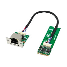 M. 2 B+M KEY to Single Port 2.5G Copper Cable Industrial Control Server Wired Network Card I225V B3 Ethernet