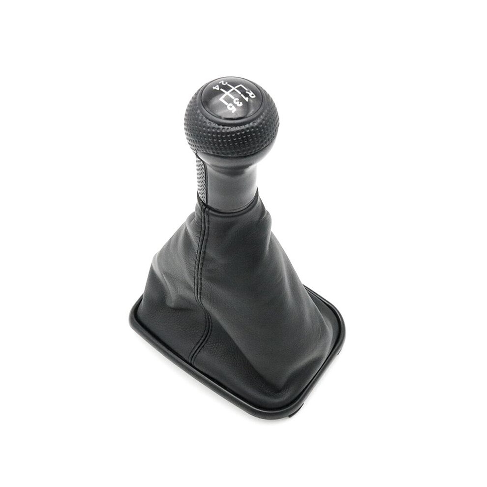 For Mk4 / Mk4 /Bora 1999-2004 5-Speed Gear Shift Knob Shifter W/Pu Dust Cover & Frame 12Mm Black 4712586058165