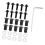10x Motorcycle Fairing Screws Nuts Washers 8