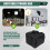 Waterproof Par Light Bag 210D Lining Light Bulb Storage Bag Performance Stage Lighting Protective Bags 4