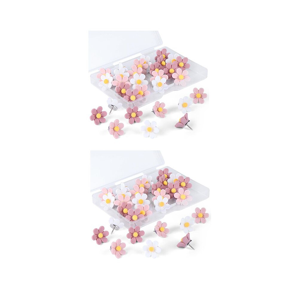 Flower Push Pins Cork Notice Board Thumb Tacks Drawing Pins Chart Pins For Office Notice Board Bulletin Board 6032266502367