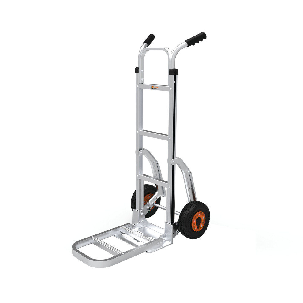 Gpc Centaur Aluminium Sack Truck With Fixed Folding Toe Plate And Sliders Gi827p 5056239787699