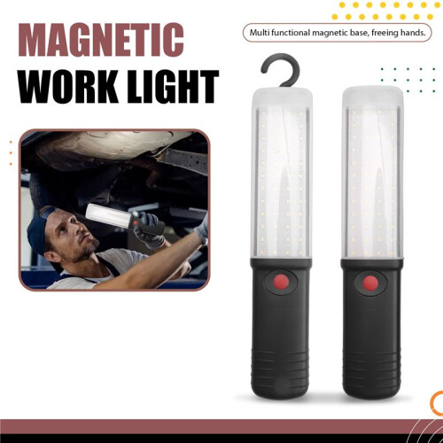 Powerful LED Work Light with Magnet Lighting USB Rechargeable Light COB Emergency Flashlight Car Garage Handheld Lamp 2
