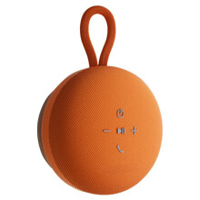 TAS1120 Portable Speacker Bathroom Waterproof Indoor 800mAh Subwoofer with Suction Cup Lanyard Orange