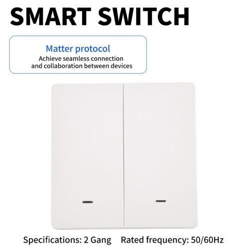 Tuya Matter WiFi   EU Version Button Light  Work with Alexa/ Home/ Home/Smartthings B 1
