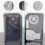 Transparent Cooling Vent Shell Hard Plastic Replacement Plate Case Cover for PS5 Disc Edition Gaming Console 3