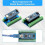 V3 Module with CH340 Microchip +  I/O Shield V1.0 Simple Expansion Board with Screw Terminals for 5