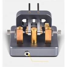 XIEGU VK-6 Shortwave Radio Aluminum Alloy Automatic CW Electric Key 3.5mm Interface with Adjustable Contact