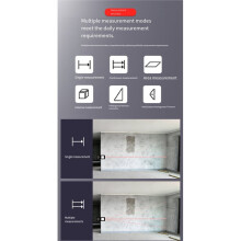 Laselion Laser Afstandsmeter 50M Laser Meetinstrument Lasertape Hoge Nauwkeurigheid Meerdere Meetfuncties