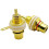 40Pcs RCA Female Jack Plated Rca Connector Gold Panel Mount Chassis Audio Socket Plug Bulkhead with Nut Solder Cup 8