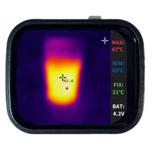 -Taschen-Wärmebildgerät mit 320 X 240 Pixeln Touchscreen und Nachtsichtfunktion, Fußbodenheizungs-Temperatursensor A
