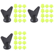 36st Fotbollssko Spikes Fotbollsstövelskor M5 Gängskruv 7mm 10mm Anti-Slip Ersättningsdubbar Grön