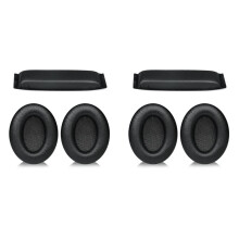 2X Replacement Leather Earpads & Headband Cover for HD 201 HD 201S HD180 Comfortable Headphone Cushions
