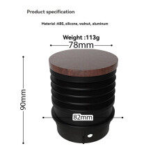 2X Coffee Bean Hopper Air Blower for Baratza Encore/Encore ESP /Forte BG/Forte AP/Virtuoso+/Vario+ Coffee Grinder,B