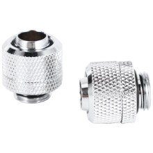 8Pc Water Cooling Fittings G1/4 External Thread Pagoda for 9.5X12.7Mm Soft Tube Computer Cooling System Connector Silver
