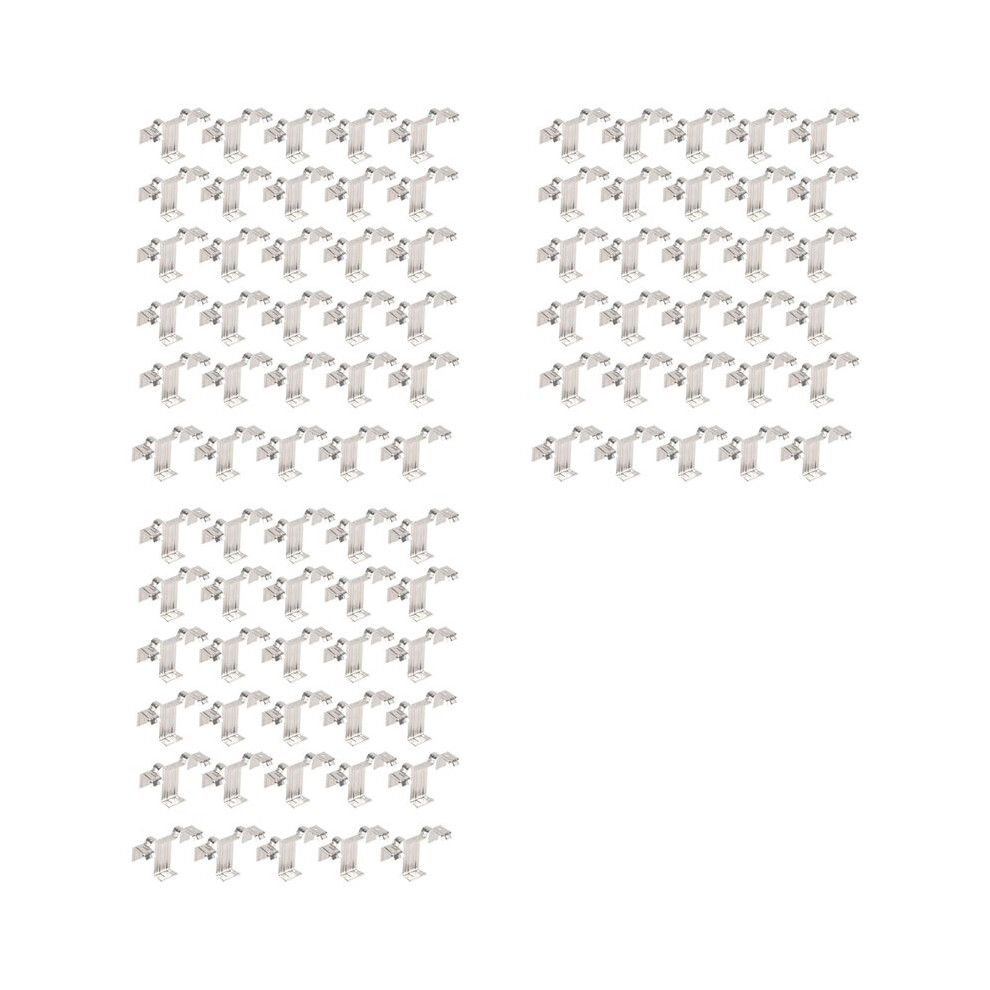 90Pcs Photovoltaic Panel Drainage Buckle Plate Solar Panel Water Drain Clip For Solar Panel Draining 35Mm 6033438183124