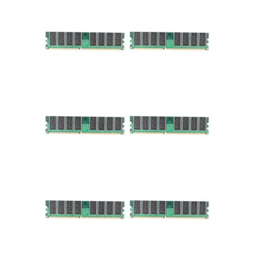 6X DDR 1GB PC Memory Ram DDR1 Desktop PC3200 400MHz 184 Pin Non-ECC Computer Memoria Module 1