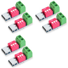 USB-C PD Trigger Board Module PD/QC Decoy Fast Charging USB Type-C to 12V High Speed Charger Power Output Boost 6pcs