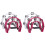 4Pack 10 Polegadas Double Row Pandeiro para Adulto, Half Moon Musical Pandeiro 20 Metal Jingles Hand Held Percussion Drum 1